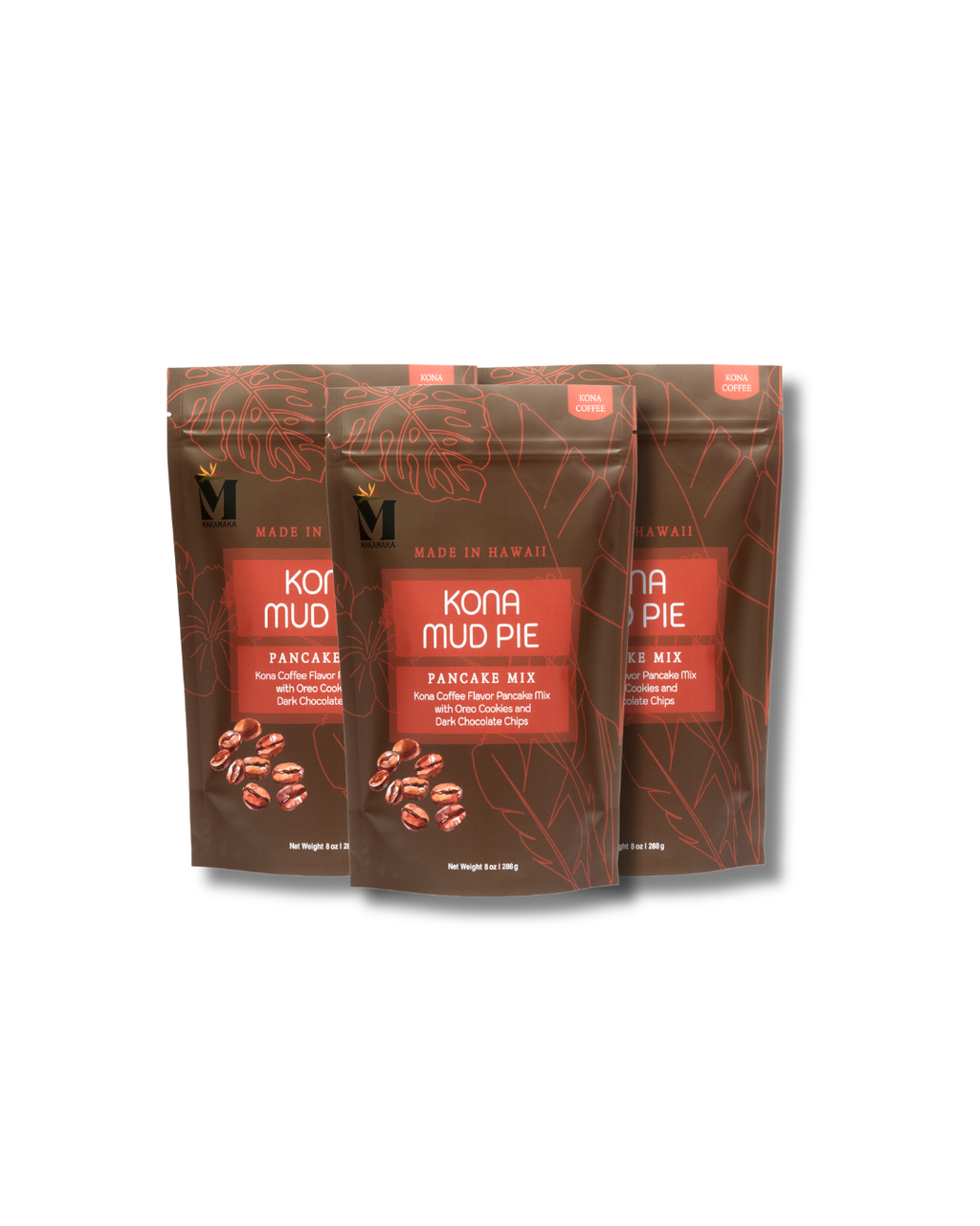 Kona Mud Pie Pancake Mix - 3-PACK