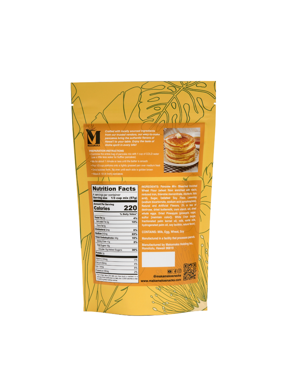 Pineapple Paradise Pancake Mix